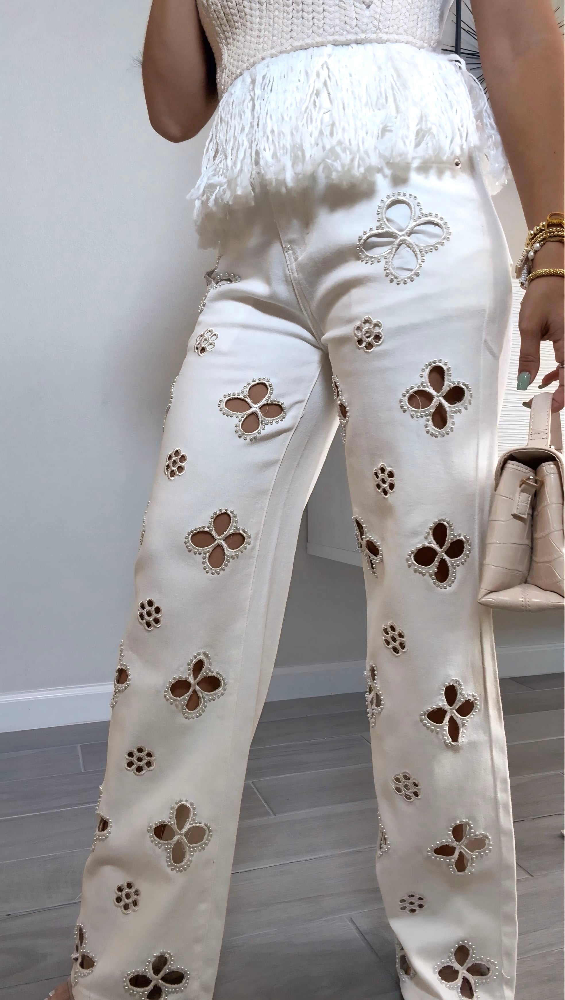 Paulina Off White jeans