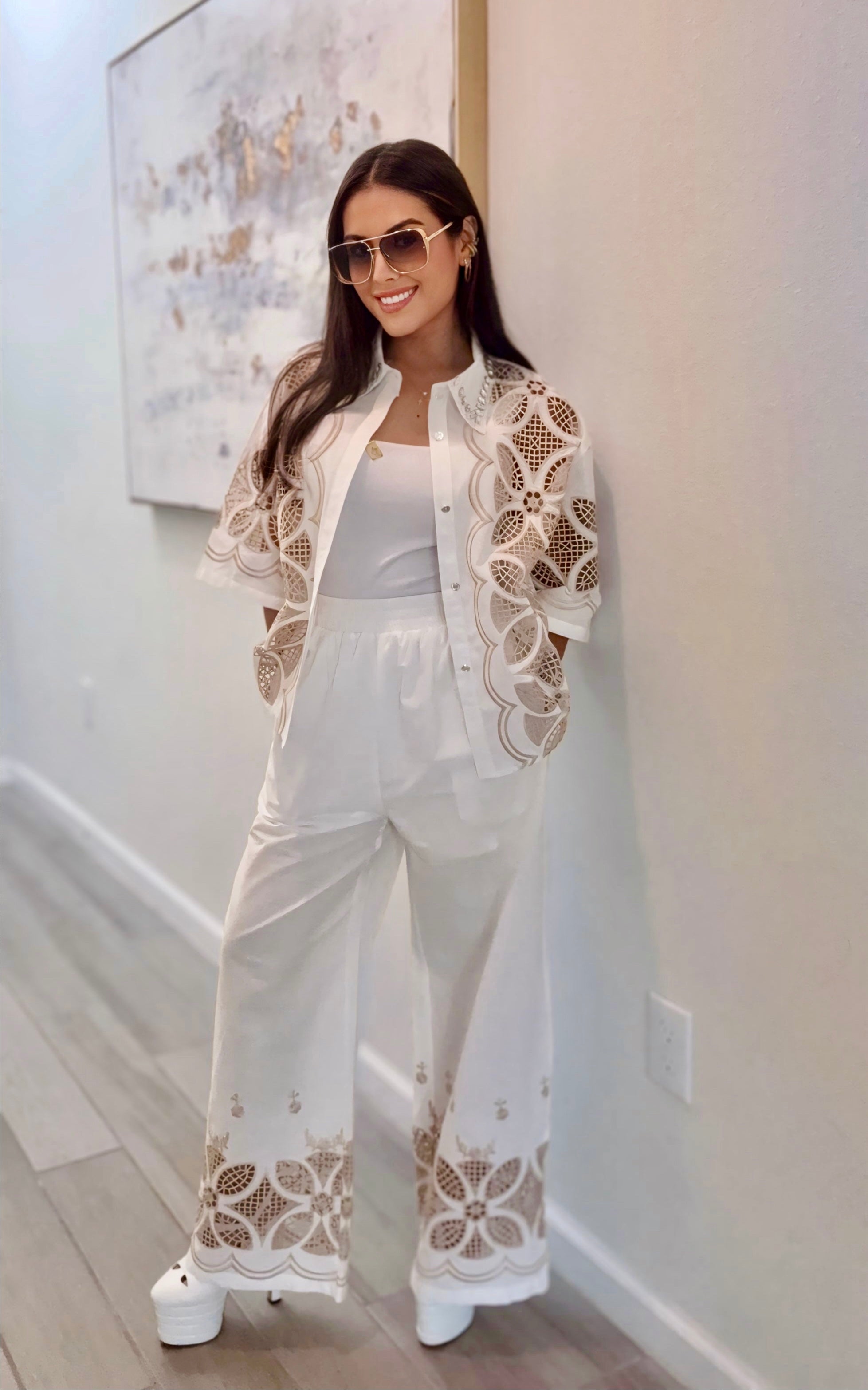 Petra White 2 pcs set